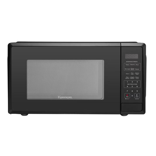 Kenmore 1.1 cu ft Microwave Black: Countertop Oven, 1000W, Child Lock, 6 Programs