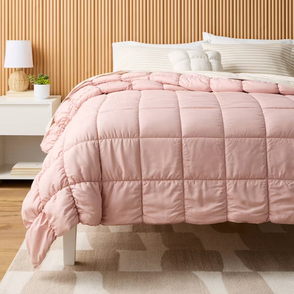 Box Stitch Puffer Comforter - Room Essentials
