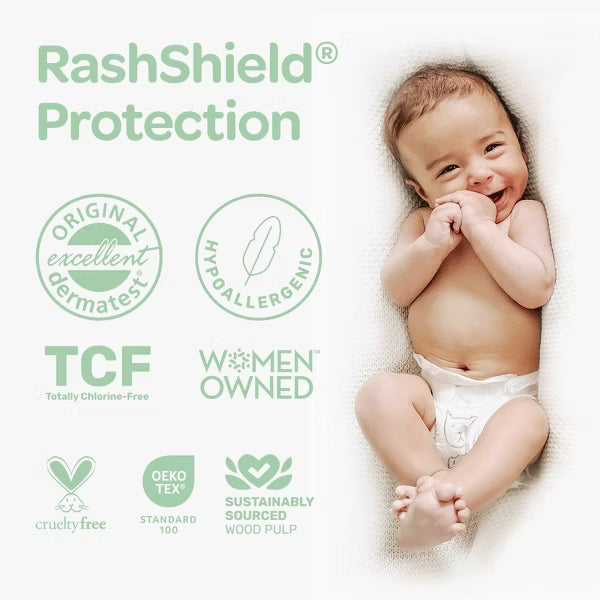 Parasol Chlorine-Free Diapers with Rash Shield Protection - Size 5, Count 44
