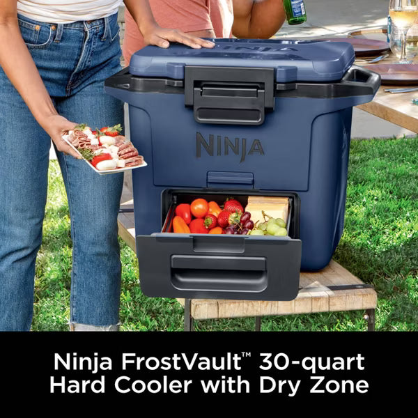 Ninja FrostVault 30qt Hard Sided Cooler with Dry Zone - Lakeshore Blue