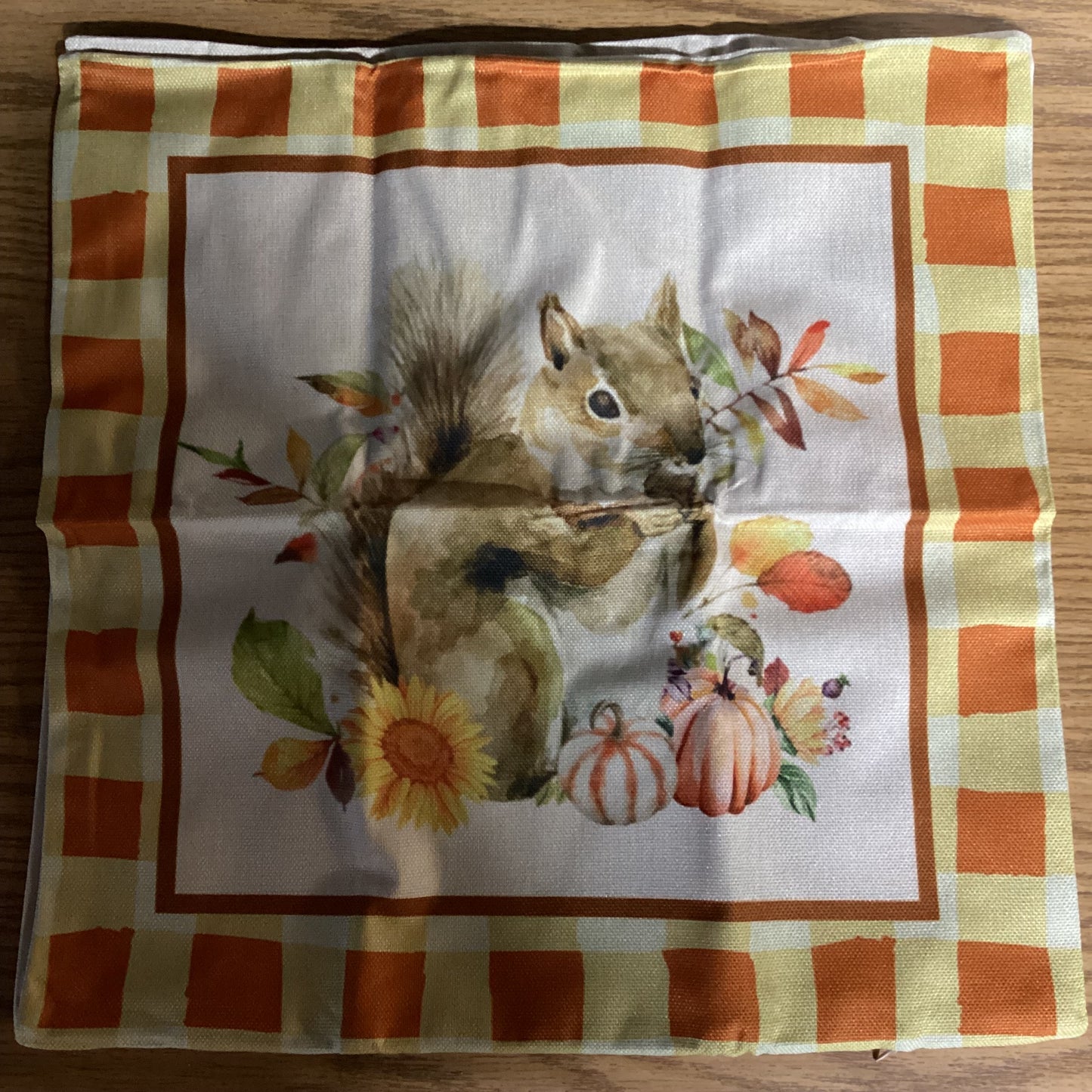 Fall Maple Leaf Decorative Throw Pillow Covers 16 x 16 Set of 4