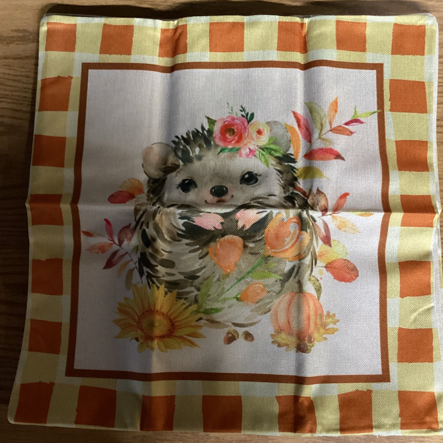 Fall Maple Leaf Decorative Throw Pillow Covers 16 x 16 Set of 4