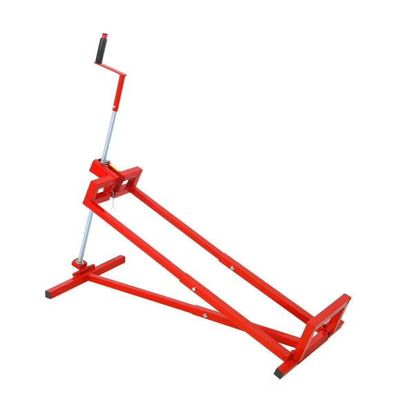 Heavy Duty Lawn Mower Lift 880 Lbs: Foldable Telescopic Tractor Lift Jack