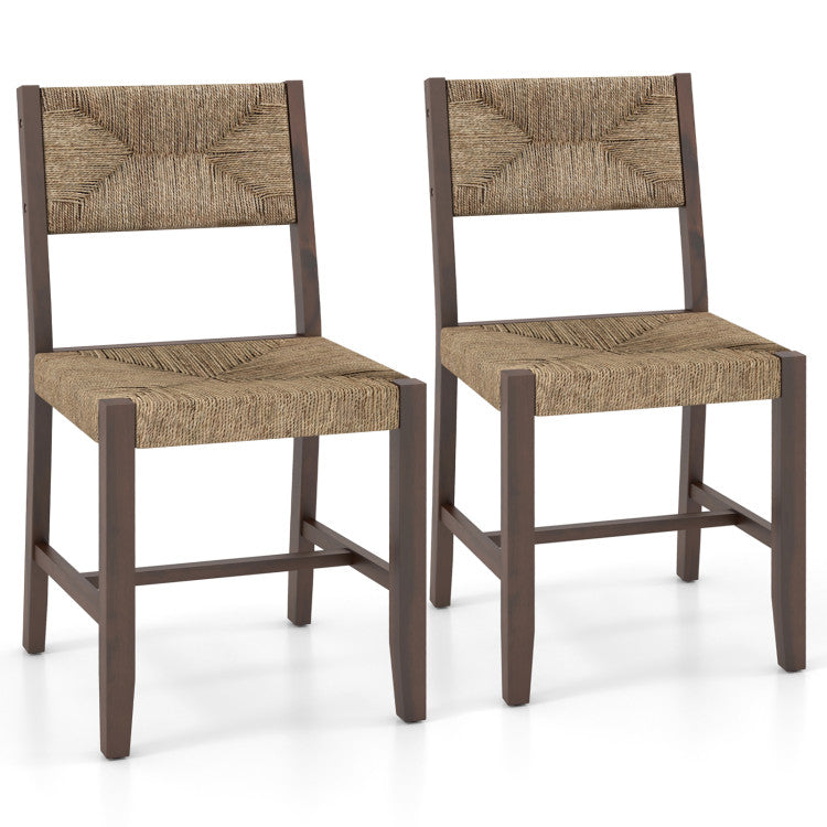 Wooden Dining Chair Set of 2 for Kitchen Dining Room