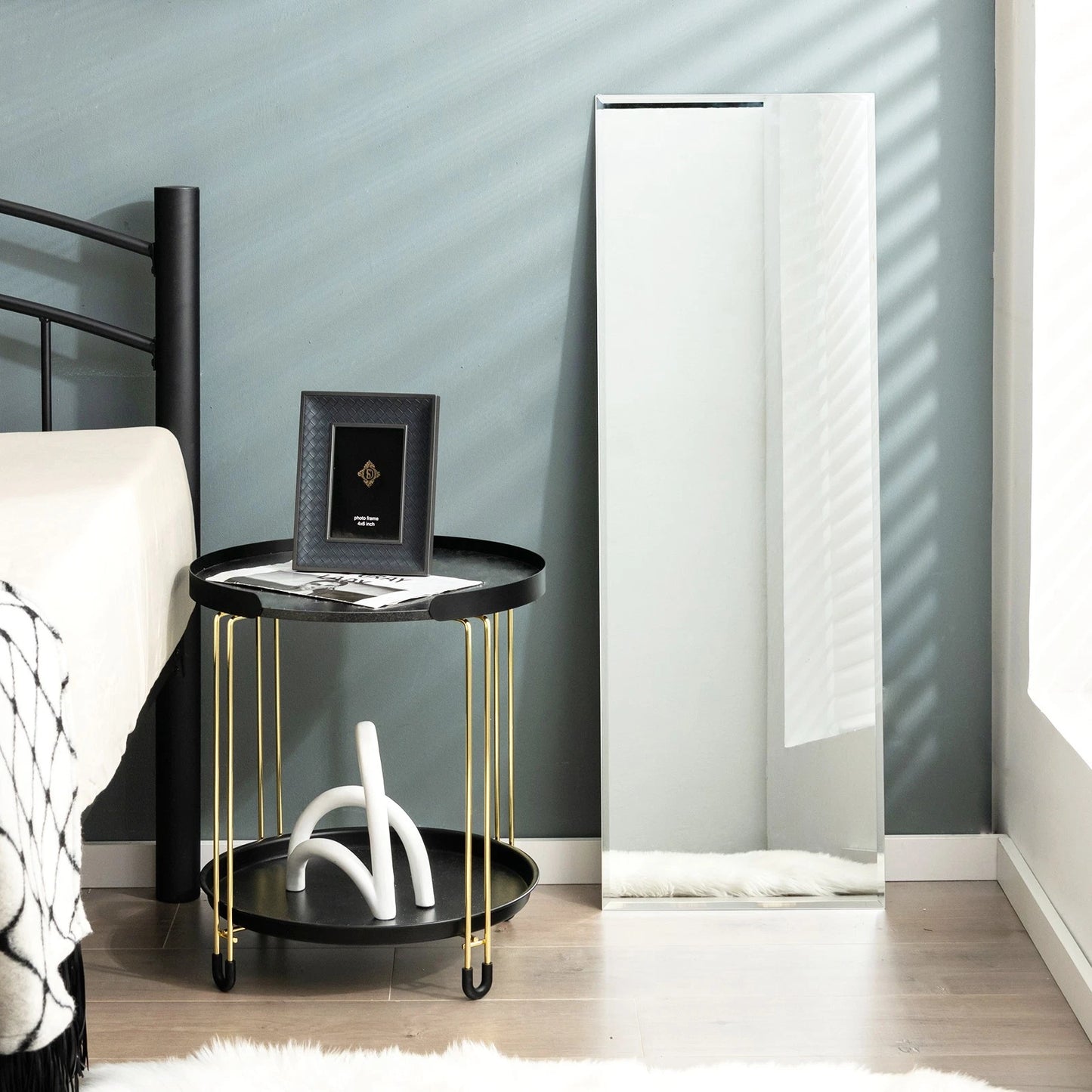 43" x 15" Wall Mounted Frameless Mirror Full Length Vertically or Horizontally