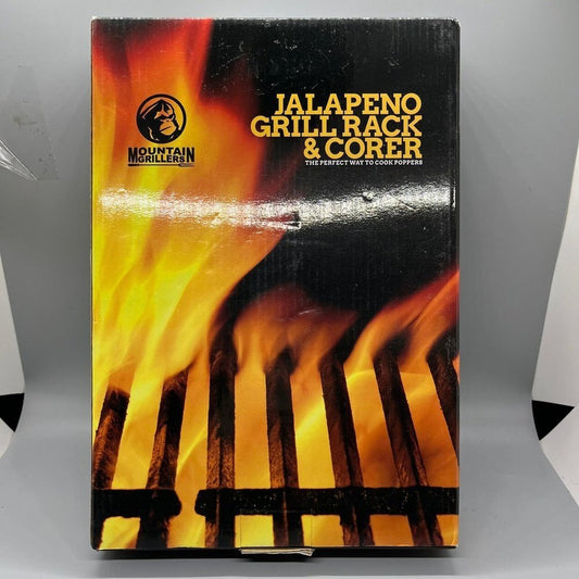 MOUNTAIN GRILLERS Jalapeno Popper Holder for Grill with Corer